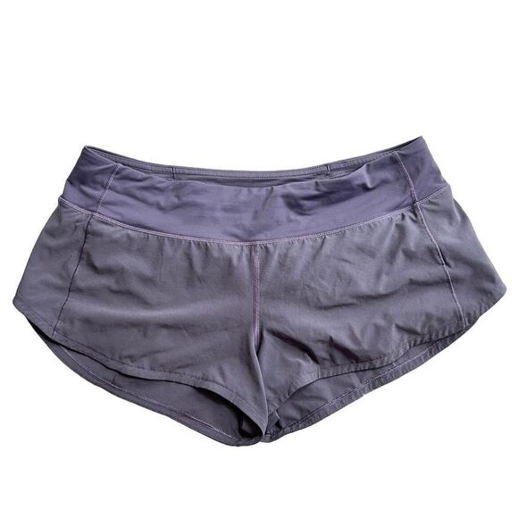 Lululemon Speed Up Shorts Women Size 8 Purple 2.5” Inseam Running Gym Jog - Picture 1 of 10